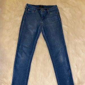 Celebrity pink dark washed jeans